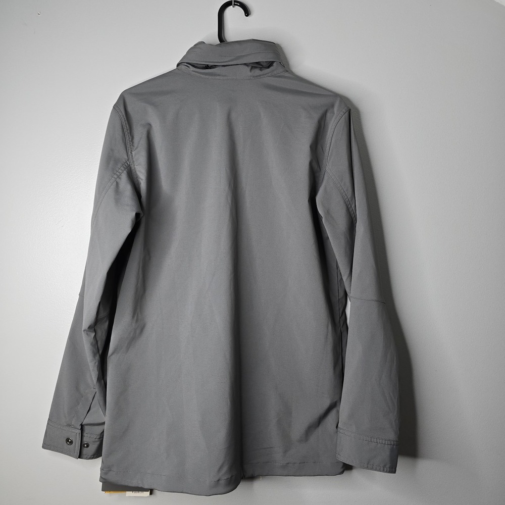 EDDIE BAUER Mens TRAVEX Gray Sz Small Full Zip Jacket Lightweight Travel Outdoor - Picture 8 of 13